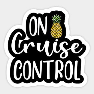 On Cruise Control Sticker